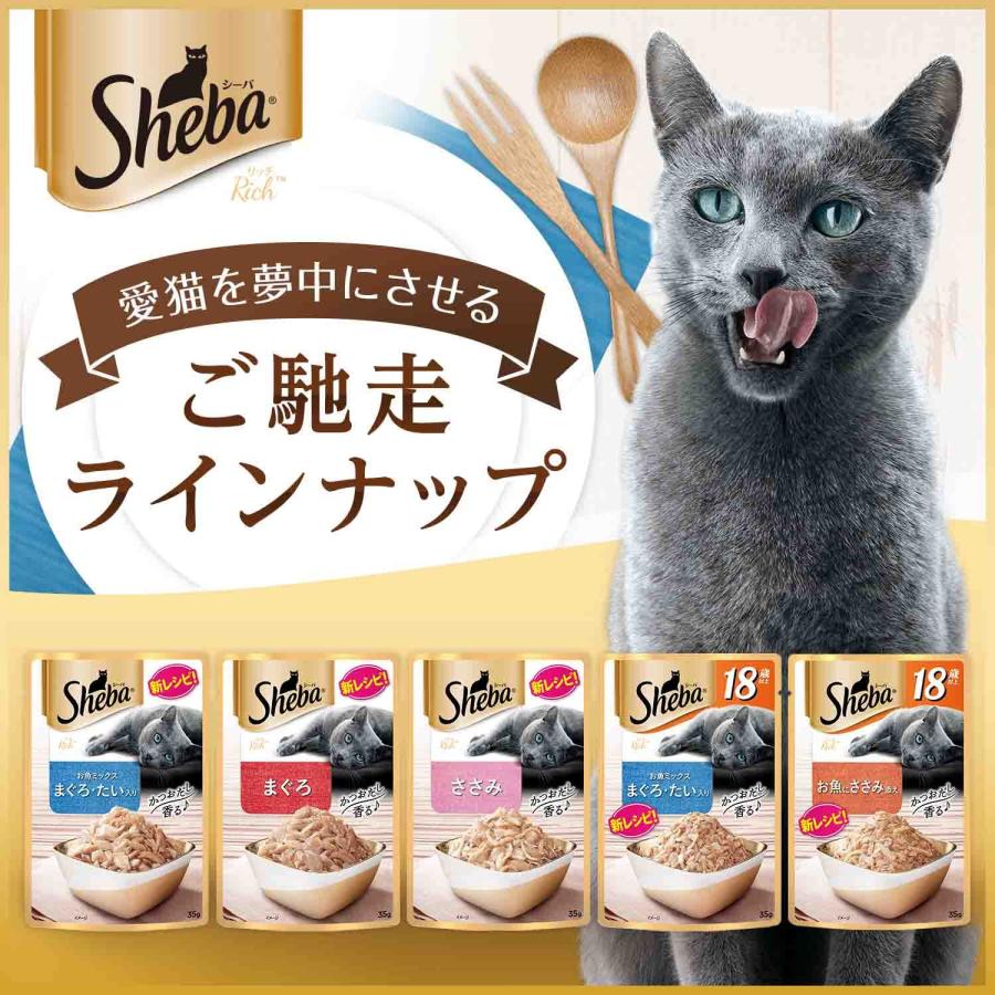 シーバ リッチ キャットフード ささみ 成猫用 35g×12個まとめ買い |  | 02