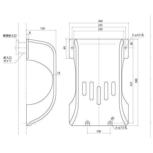 中西産業 メールボックス ベージュ PO-BX-ND |  | 01