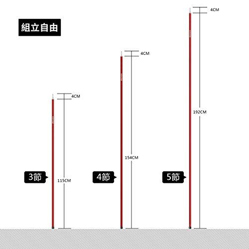 FLYFLYGO アルミテントポール タープポール 2本セット入り 直径19mm 分割式 ジュラルミン ソロキャンプ サブポール ツーリング コ |  | 05