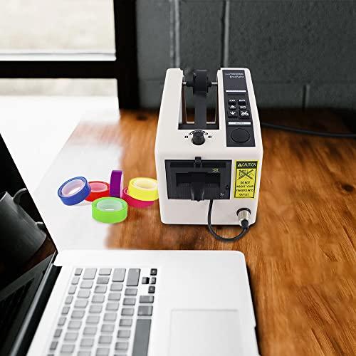 電動テープカッター 自動テープカッター 作業効率UP 自動テープディスペンサー 大巻/小巻両用 テープ長さ設定可能 コンパクト 電子テープカッタ |  | 07