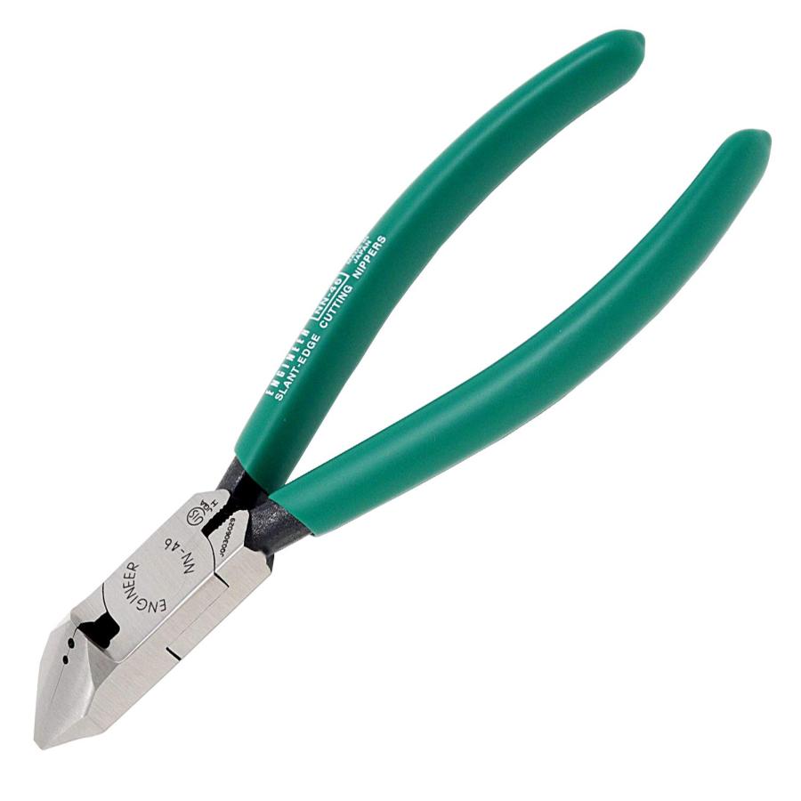 ENGINEER エンジニア 斜ニッパー 穴付 片刃 ラウンド 159mm NN-46 | 