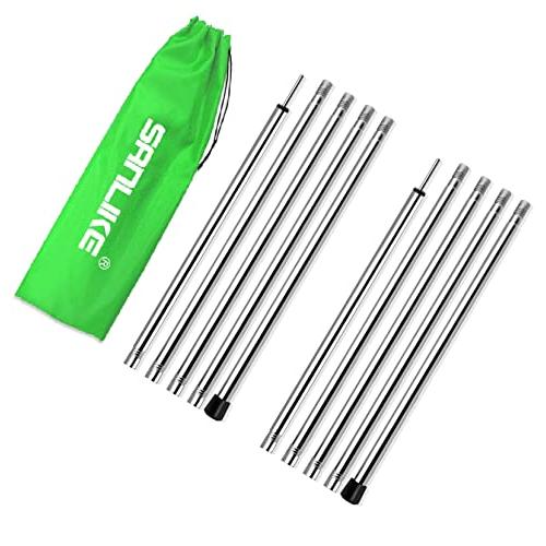 サンライクSANLIKE タープポール テントポール 全長約190cm ステンレス