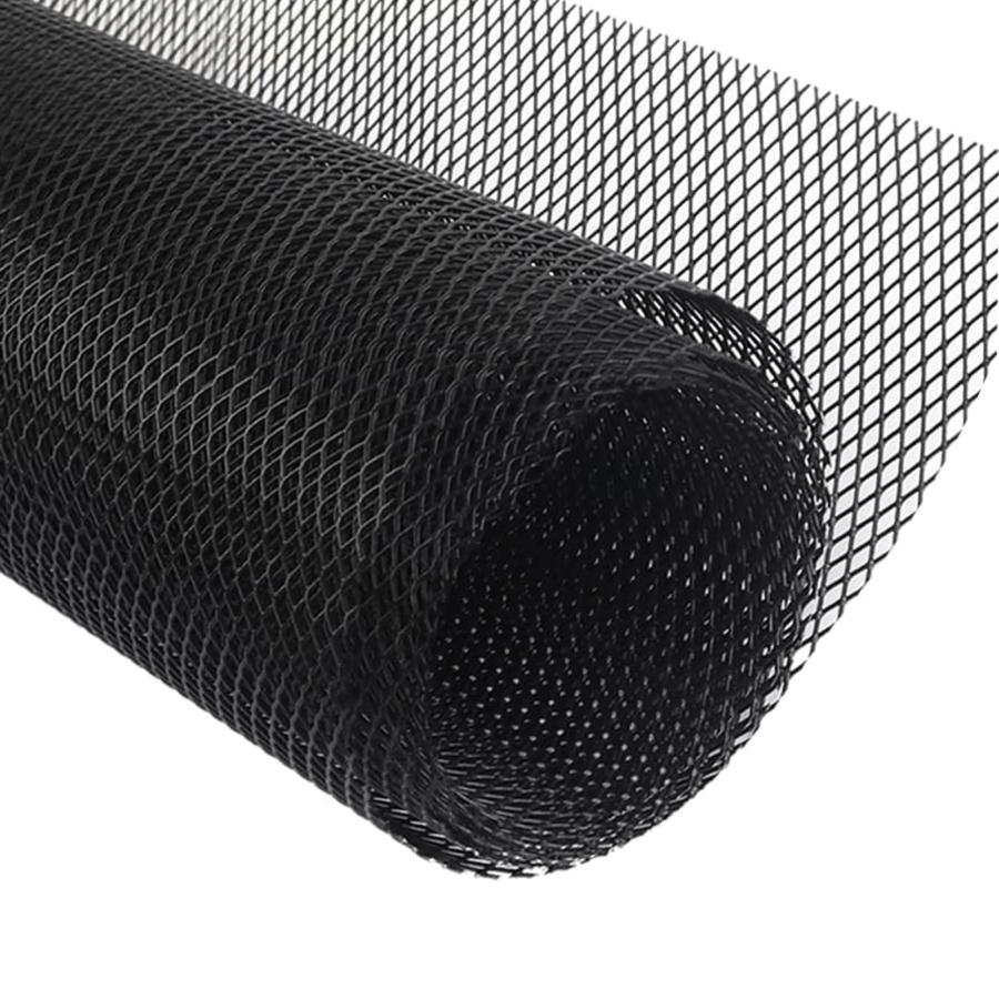 BTtime フロントグリル 100cm×33cm 車用メッシュグリル 網目幅 6 x