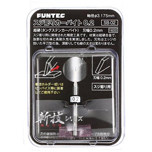 Ｆｕｎｔｅｃファンテック 斬技シリーズ スジ彫りカーバイト0.2 SB-02 |  | 01