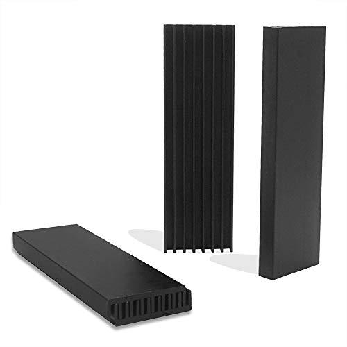 Tuloka 4個ヒートシンク 導熱接着シート4pcs付き 熱暴走対策 冷却ラジエーターフィンCPU ICチップ 回路基板 LEDアンプに適用 |  | 01