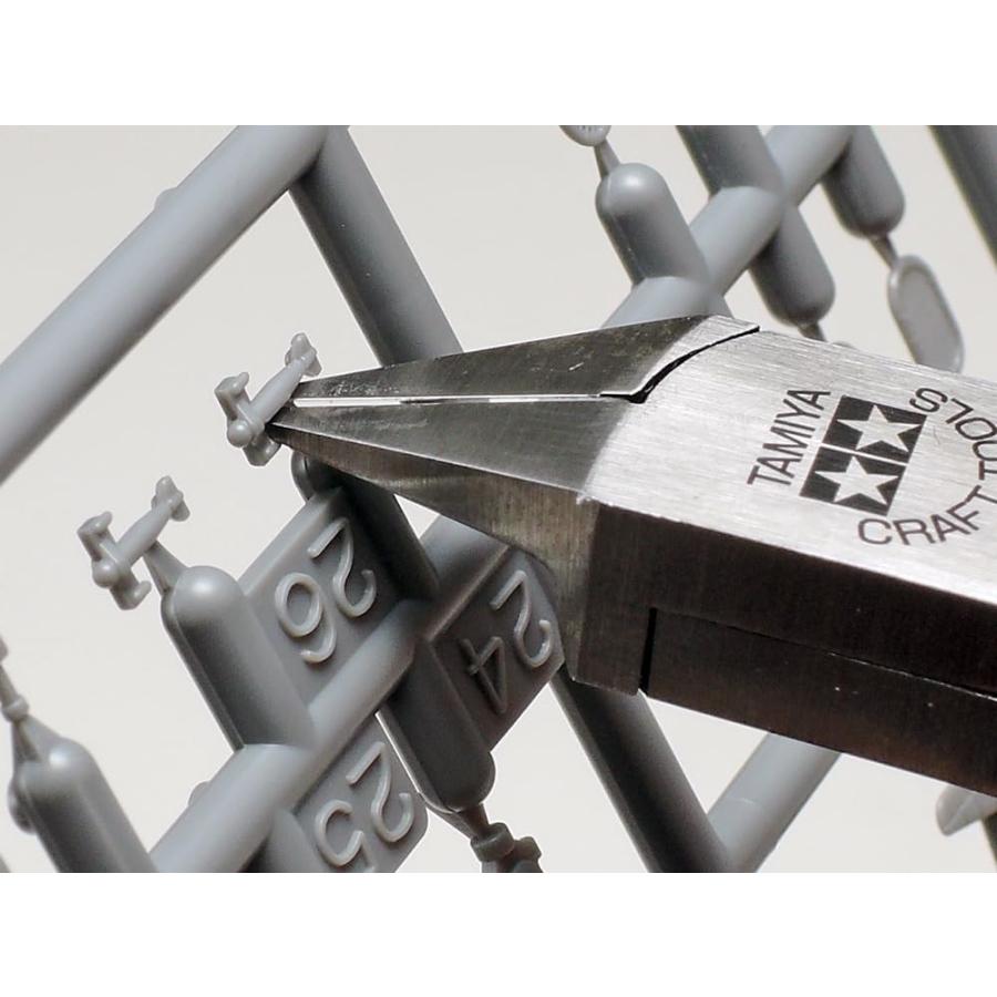 タミヤ クラフトツールシリーズ No.123 先細薄刃ニッパー ゲートカット用 プラモデル用工具 74123 |  | 03