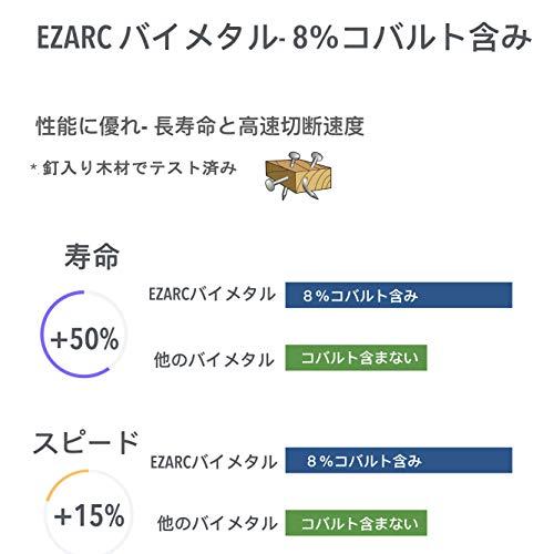 EZARC レシプロソー替刃 セーバーソーブレード 全長300mm 10/14山 鉄・ステンレス・非鉄金属 替刃 R1225DG 5本入 |  | 02