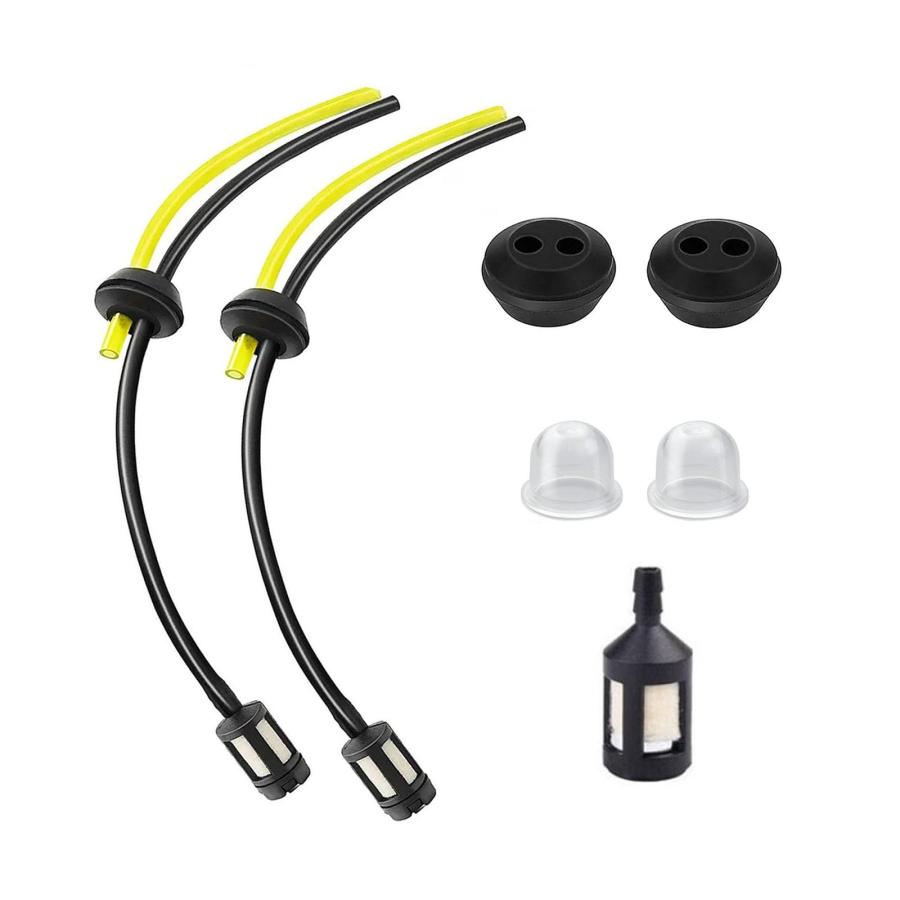 草刈払機燃料ホース 草刈機 パーツ 部品 チェーンソー交換用部品 モア燃料ホース 差し替え グロメット 燃料フィルター付 芝刈り機用付属品 草刈 の商品画像