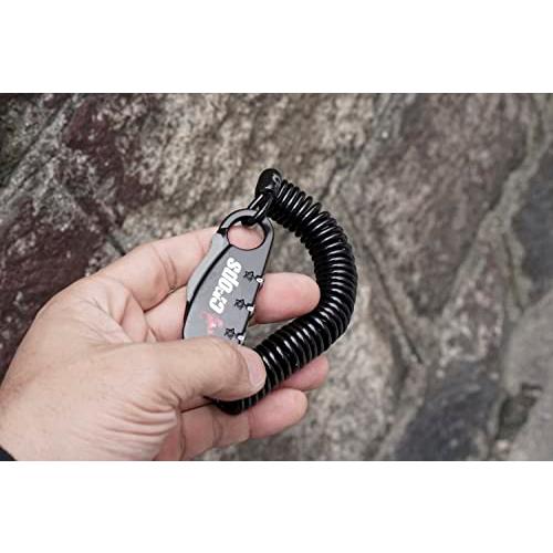 クロップスcrops コンパクトワイヤーロック Q3 | 3mm×1800mm 3桁ダイヤル CP-SPD08-04 レッド |  | 02