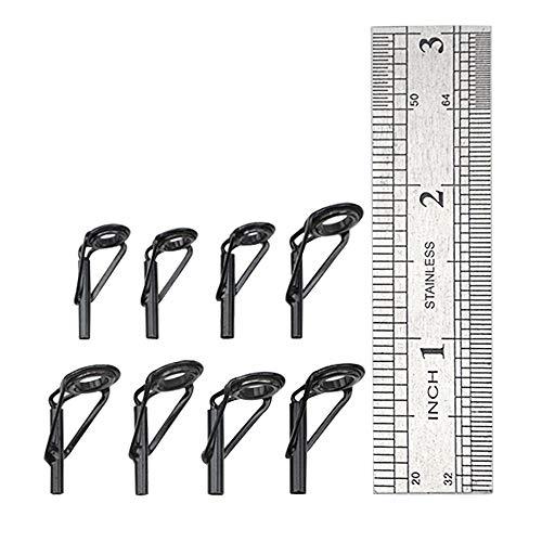 WMYCONGCONG 80個セット トップガイド ロッドガイド 内径1.8mm〜2.6mm 釣り竿穂先 釣り竿ガイド 先端 交換 修理キット |  | 05