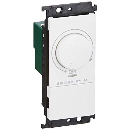 パナソニックPanasonic コスモシリーズワイド21 LED埋込調光スイッチB 適合LED専用1.6A ロータリー式 下限照度設定機能付 ホ | 