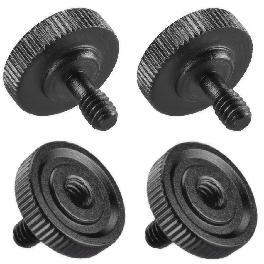 カメラネジ アダプター 連結ネジ アルミニウム合金 固定ネジ 1/4インチ 双L字 接続アダプター カメラスタンド 三脚 アーム プレート 雲台 | 