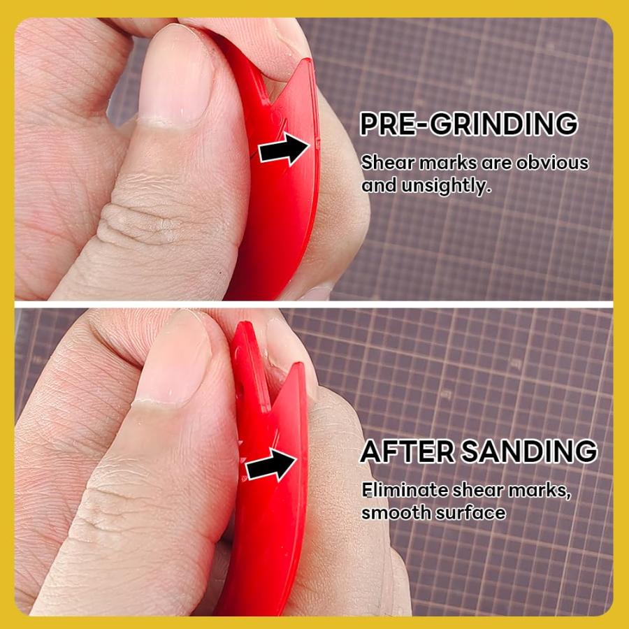 Stedi ホビーモデルツール 粘着サンドペーパー 防水ウェット/ドライ 交換可能な再利用サンドペーパー プラモデル、ガンプラ用 1000 12 |  | 03