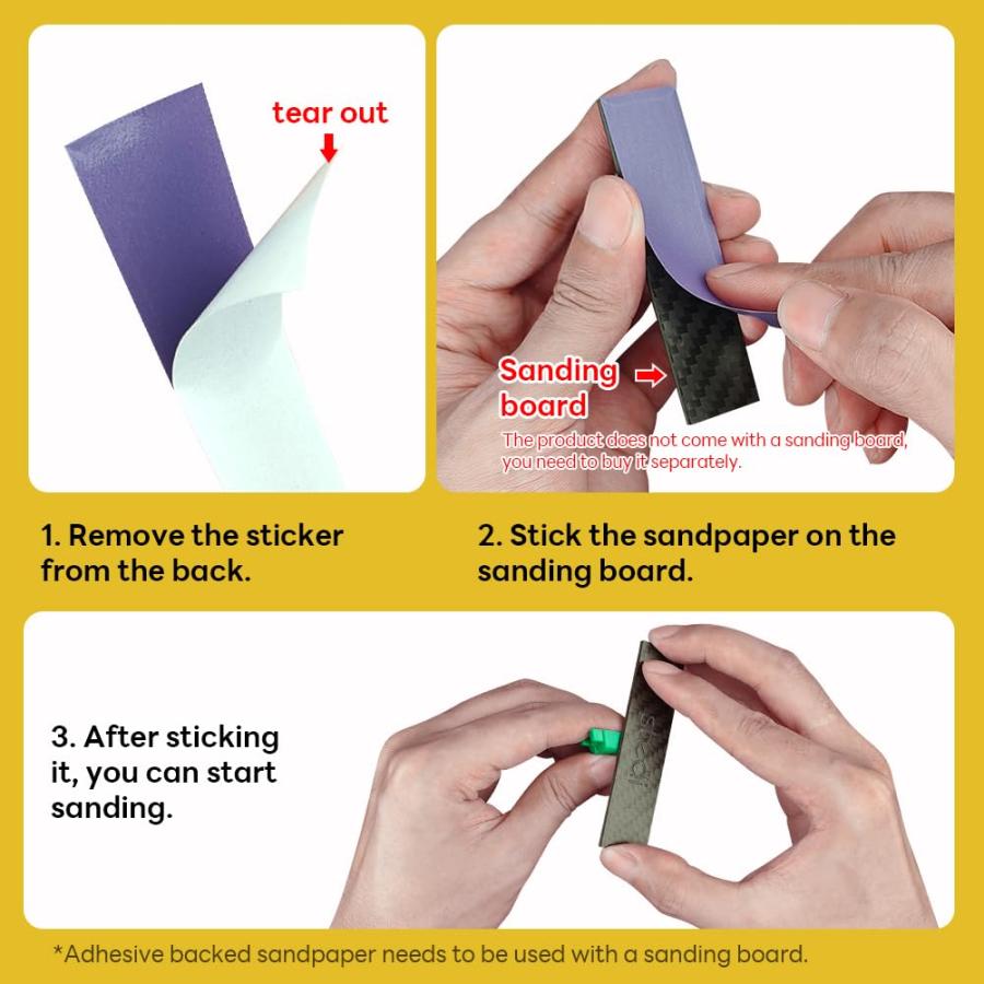 Stedi ホビーモデルツール 粘着サンドペーパー 防水ウェット/ドライ 交換可能な再利用サンドペーパー プラモデル、ガンプラ用 1000 12 |  | 04