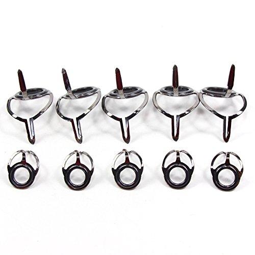 ロッドガイド 釣り フィッシング用 先端ガイド トップガイド 交換 修理・交換・補修用キット 75個入り 8サイズ |  | 01