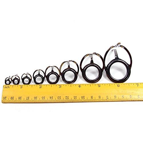 ロッドガイド 釣り フィッシング用 先端ガイド トップガイド 交換 修理・交換・補修用キット 75個入り 8サイズ |  | 02