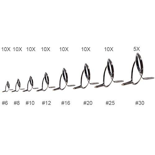 ロッドガイド 釣り フィッシング用 先端ガイド トップガイド 交換 修理・交換・補修用キット 75個入り 8サイズ |  | 04