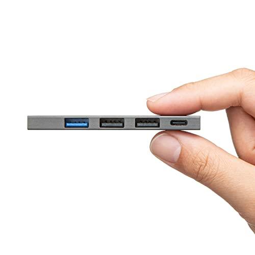 サンワサプライ USBハブ Type-C接続 コンボUSB Aポート×3・Type-Cポート×1 アルミスリムボディ USB-3TCH21SN |  | 09