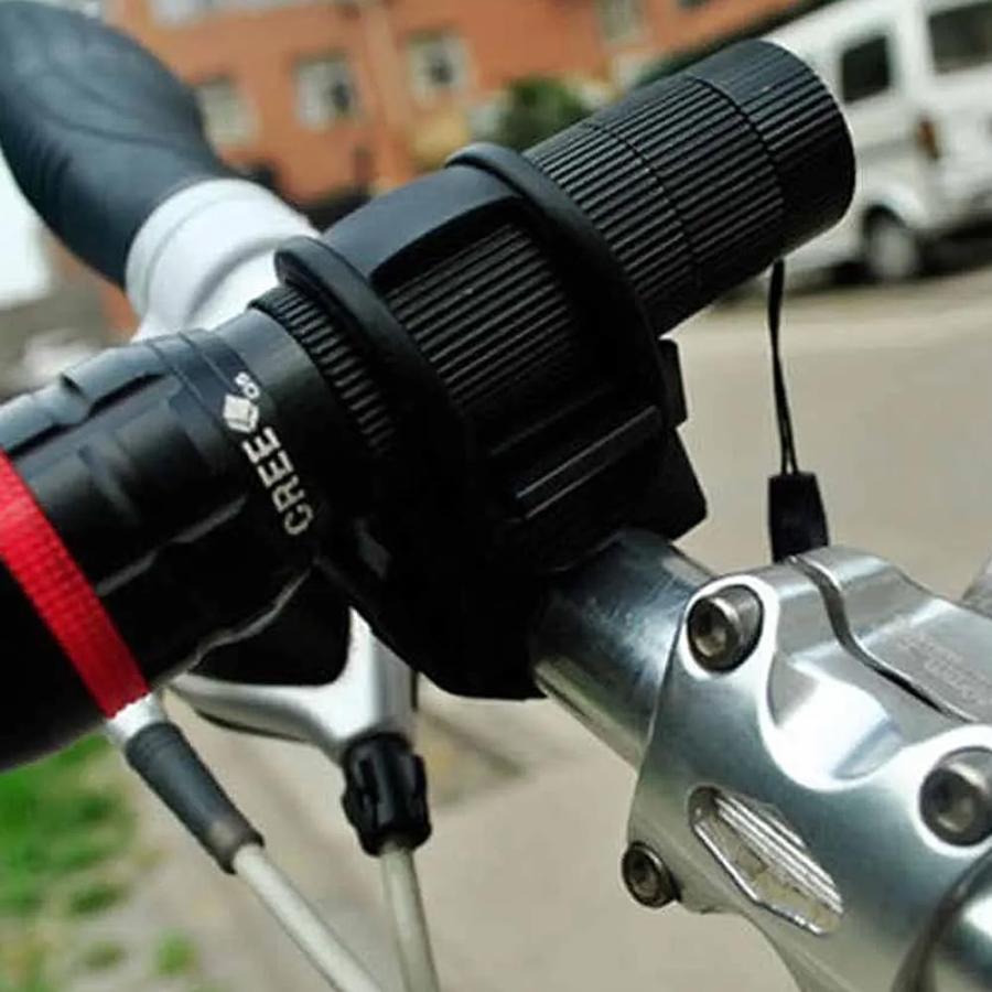 LOYELEY ヘッドライトブラケット ライトホルダー 自転車 バイクライトホルダー マウント ライトクリップ ライトマウント 円形懐中電灯専用 |  | 04