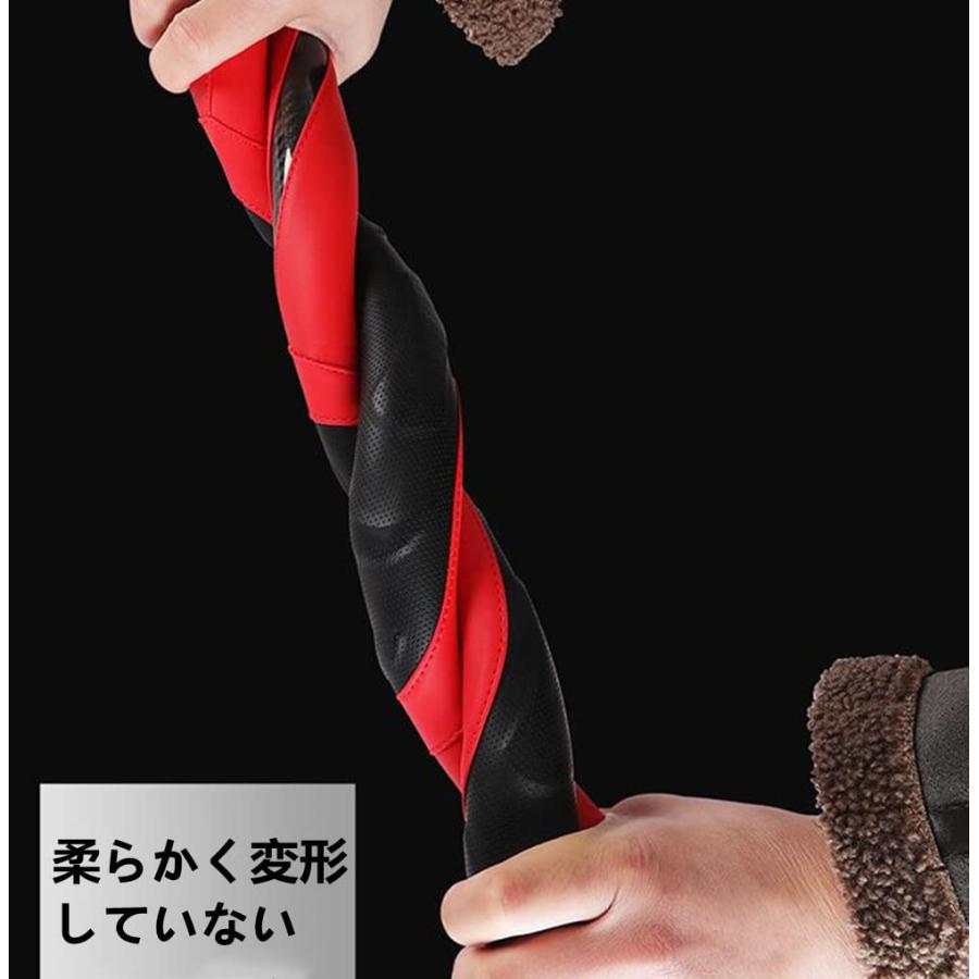 SEKIDAR ハンドルカバー 軽自動車 車用 ステアイングカバー O型 38cm カーアクセサリ 3Dグリップ 汚れ&滑り防止 四季汎用 通気 |  | 03