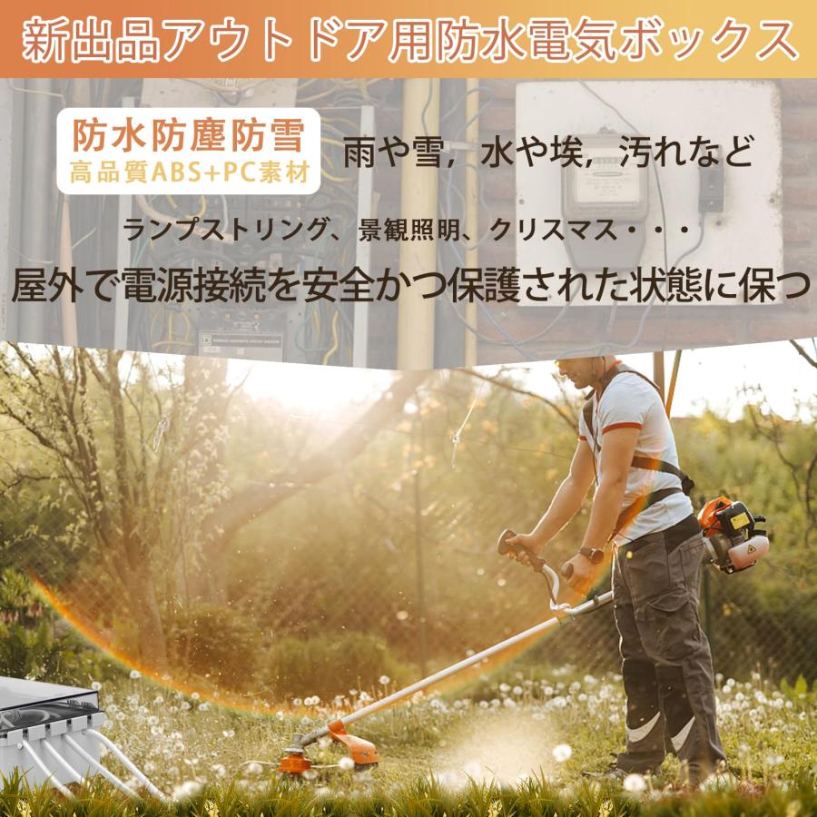 ISKALT 電気ボックス コンセントボックス ABS 防塵防水IP66 耐候 ISKALT 電気ボックス コンセントボックス ABS 防塵防水IP66 耐候