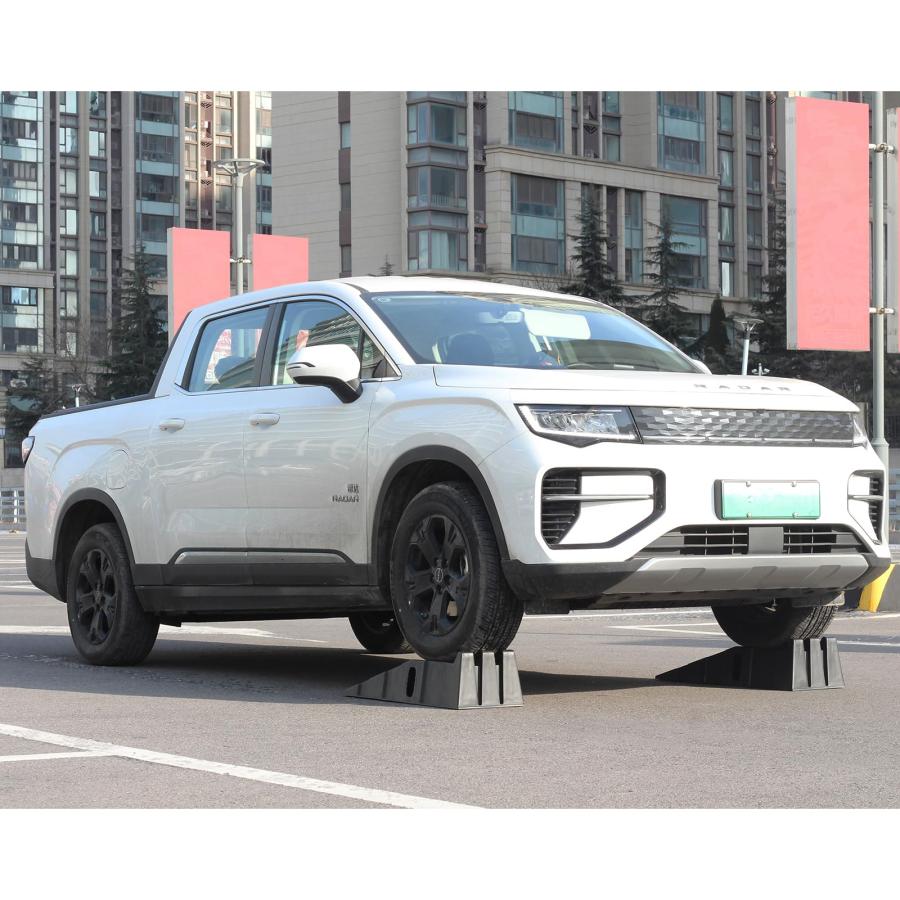 OULEME カースロープ タイヤスロープ 新しいスタッキング可能 整備用スロープ 油圧ジャッキ代替 オイル交換 7t高耐荷重 大型車用SUV/ |  | 05