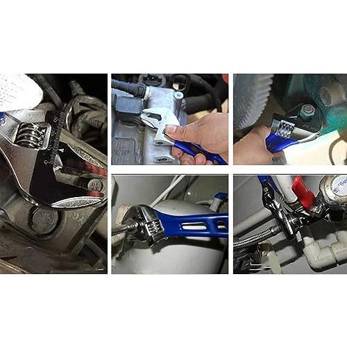 ＨＹＣＤＩＹＴＳワイドモンキーレンチ 200mm 口幅44mm パイプレンチ 水道 水栓レンチ 万能レンチ 軽量 調節可能 多機能スパナ 修理 |  | 07