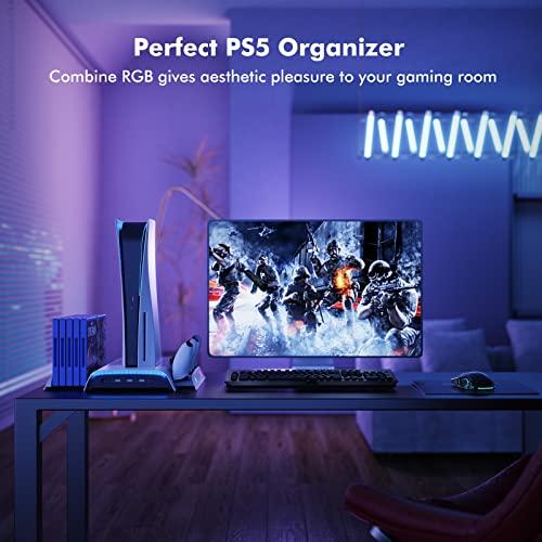 PS5用 スタンド 縦置き KIWIHOME 冷却スタンド 冷却ファン ps5用