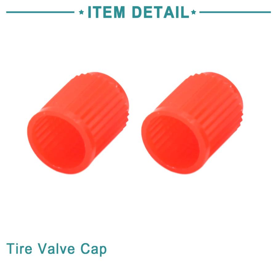 ACROPIX タイヤエアバルブステムキャップ タイヤホイールリムダストカバー プラスチック カー用 レッド 50個 |  | 04