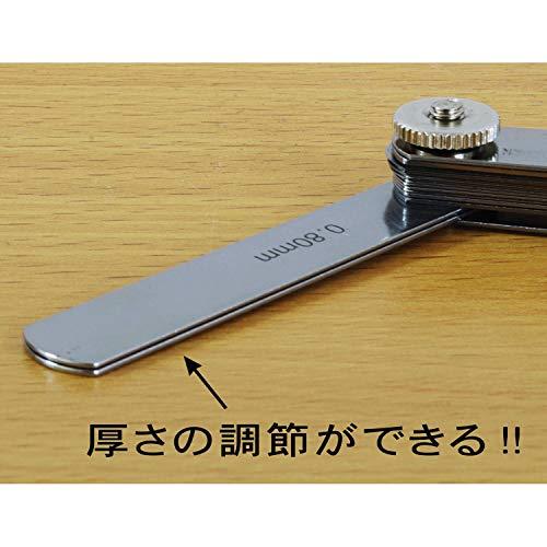 新潟精機 SK 日本製 シクネスゲージすきまゲージ 25枚組 75mm 65M 0.03-1.00mm |  | 05