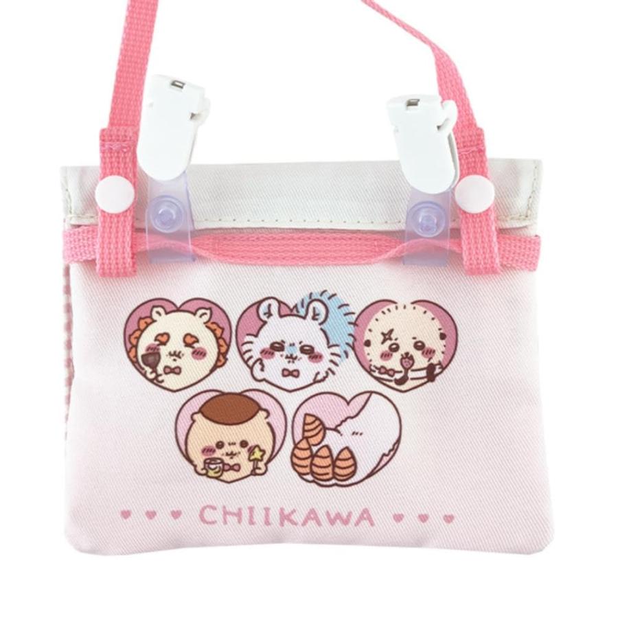 粧美堂SHOBIDO SHOBIDO ショルダー付マルチポケット ちいかわ チョコレート CW43454 サイズ:W143×H120mm |  | 01