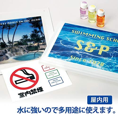 プラス インクジェット用紙 超耐水光沢フィルムラベル透明A4 IT-324RT 45354 |  | 02