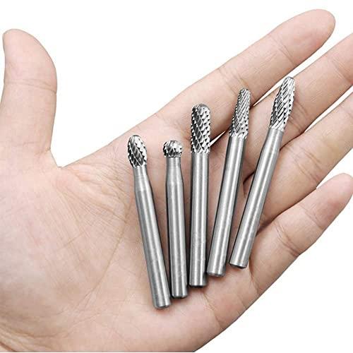 Bestgle超硬バー リューター ビット10本セットドリル カッター ダブルカット 超硬タングステンバー 6mm ロータリーバー タングステン |  | 05