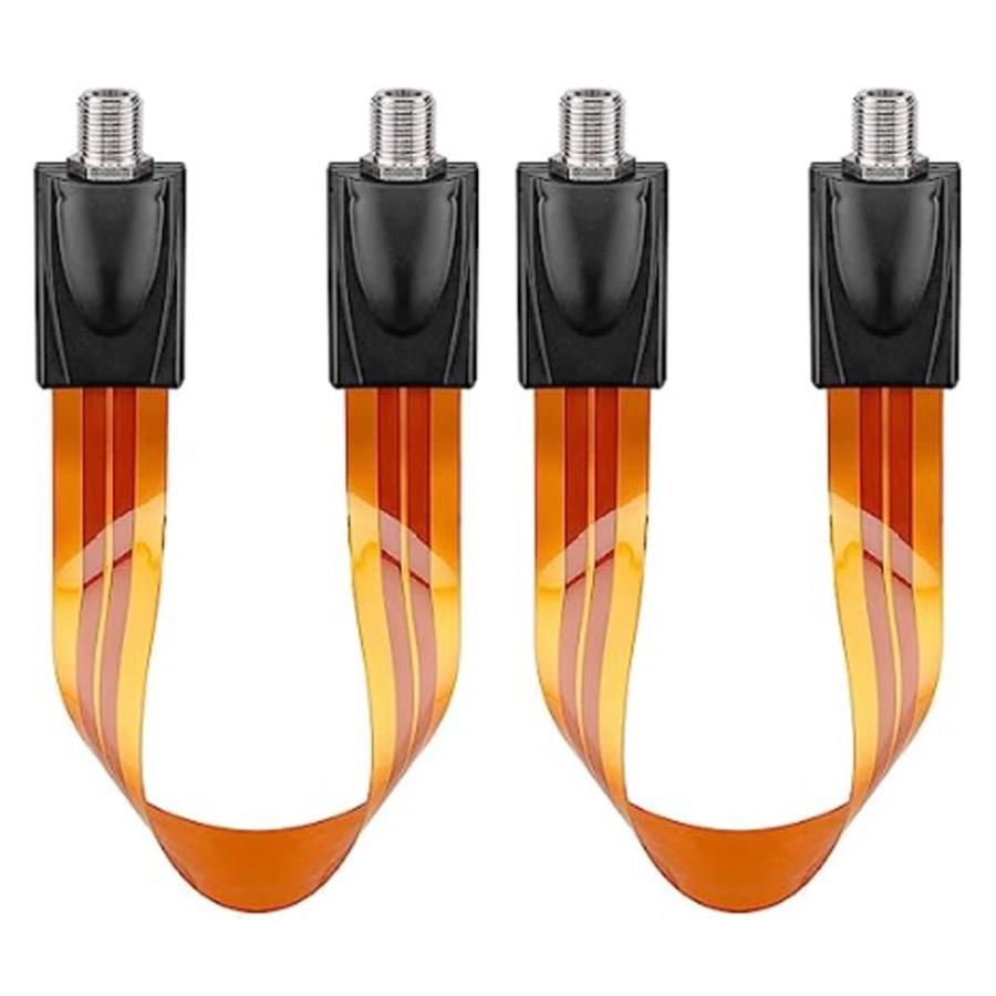 YFFSFDC フラット アンテナ ケーブル アンテナケーブル テレビ用ケーブル 同軸フラットケーブル すき間ケーブル 隙間ケーブル 同軸ケーブ | 