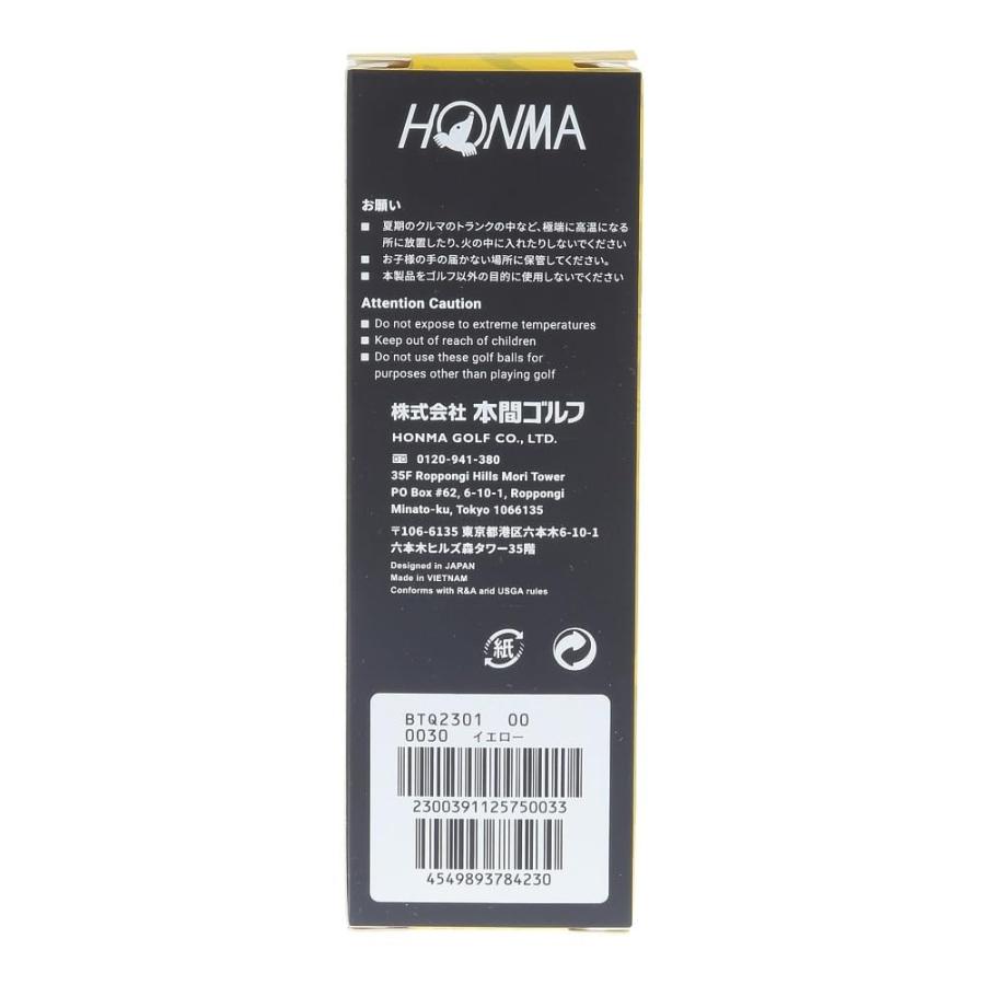 本間ゴルフ ホンマHONMA 1スリーブ3球入 ゴルフ 公認球 HONMA D1 SPIN イエロー |  | 02
