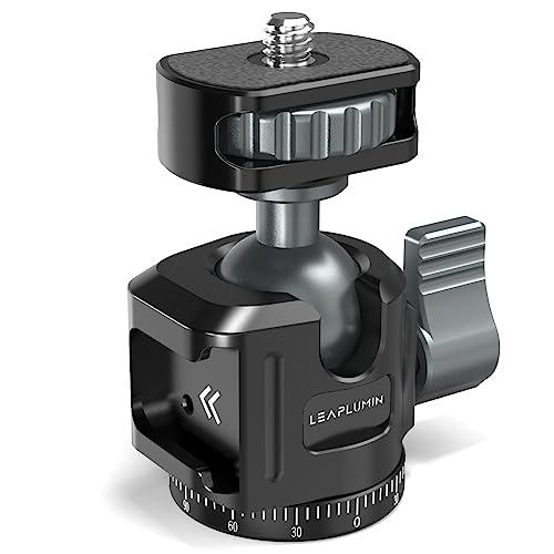 Leaplumin ボールヘッド 雲台 カメラ用 パノラマ 三脚用 360°回転