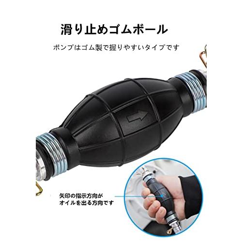 YFFSFDC オイルポンプ 手動ポンプ ガソリン抜き取りポンプ 手動式 2M ガソリンポンプ オイルチェンジャー 燃料ライン移送ホー ス ガソ |  | 03