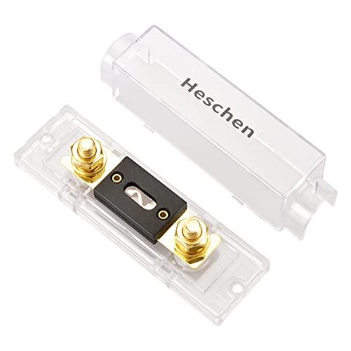 Heschen ハドソン電気 車 100A ANLヒューズ付きANLヒューズホルダー 自動車 バイク オーディオサブウーファー 用品 金色 1個 |  | 01