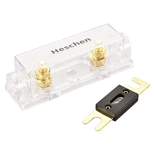 Heschen ハドソン電気 車 100A ANLヒューズ付きANLヒューズホルダー 自動車 バイク オーディオサブウーファー 用品 金色 1個 |  | 02