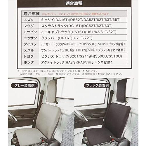 ボンフォームBONFORM シートカバー ウォーターストップ 軽トラック フロント1枚 ケイトラ2014フロント-1 グレー 4326-33GR |  | 07