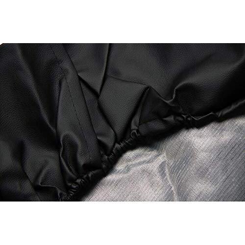 Comily Plus+ 14インチ汎用PVCスペアタイヤカバー 防水防塵保護カバー ブラック（14インチで直径65-68cmのタイヤに適用-黒 |  | 02