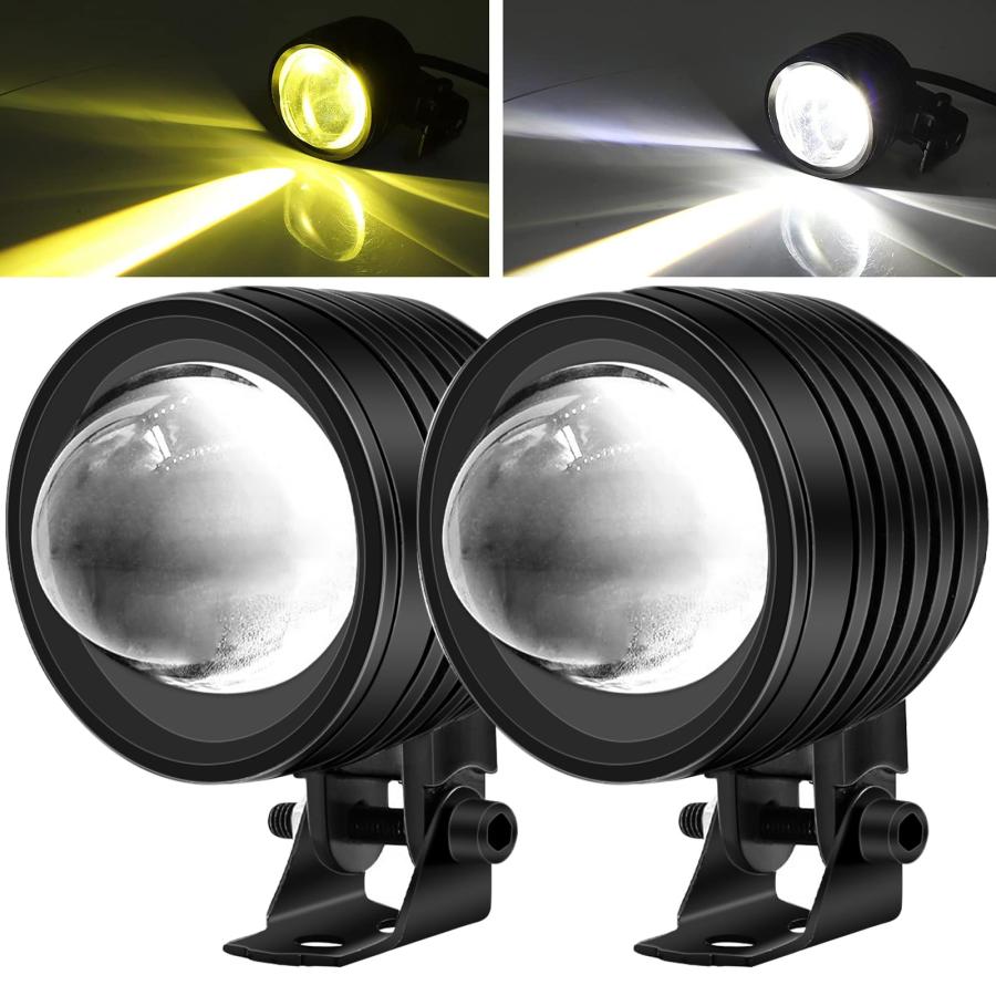 Aoling LEDフォグランプ バイク 4Dレンズ 補助ライト バイク用 Aoling LEDフォグランプ バイク 4Dレンズ 補助ライト バイク用