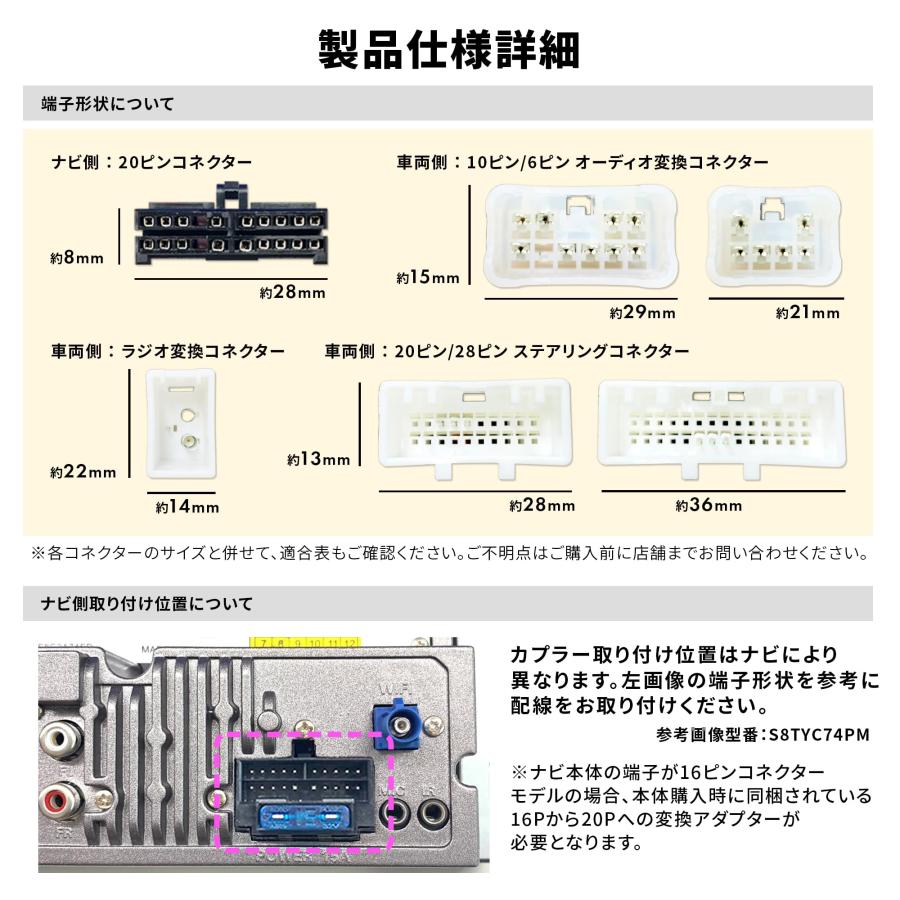 ATOTO カーナビ 本体と配線セット ATOTO カーナビ 本体と配線セット