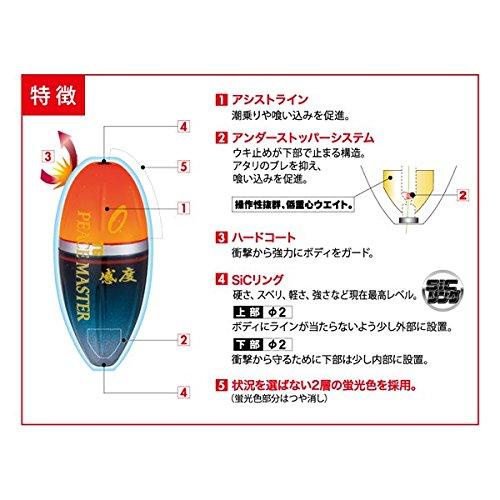 DUELデュエル フカセウキ TGピースマスター 感度 G5 SO 自重:5.6g G1332-SO-シャイニングオレンジ 磯釣り |  | 02