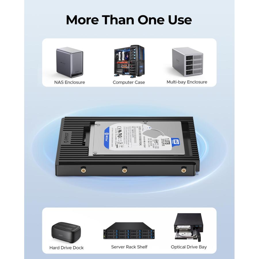 ORICO 2.5 3.5インチアダプター WD Blue 500GB SSD ORICO 2.5 3.5 変換 マウンタ 2.5インチ HDD/SSD→3.5インチ サイズ