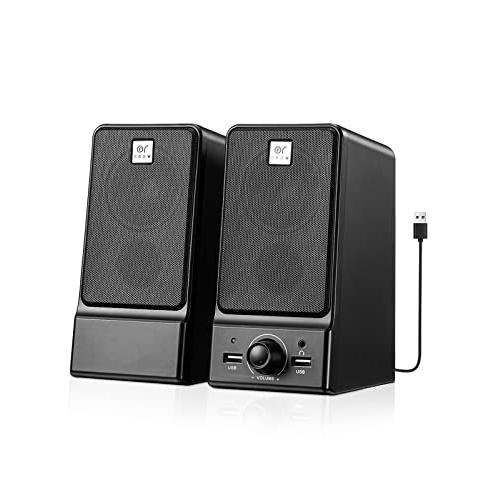OROW PCスピーカー 16W出力 USBスピーカー ラップトップスピーカー