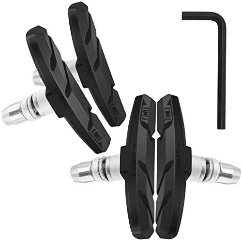 FEELCAT 天然ゴム/アルミ合金 自転車ブレーキシュー Vタイプ ブレーキパッド 全天候型 Vブレーキ 消音 耐久 マウンテンバイク/ロード | 