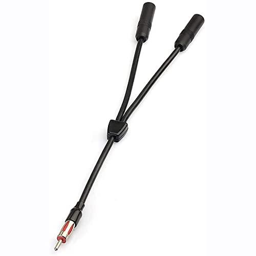 BINGFU 自動車カーアンテナスプリッター FM AMカーステレオラジオアンテナアダプタースプリッターケーブル 車用アンテナ プラグ1オス2メ |  | 01