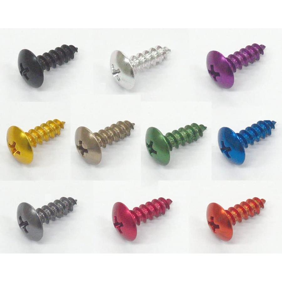 キタコKITACO アルミタッピングビスM5×16mm/8ヶ 汎用 ブラック 0900-056-08001 |  | 01