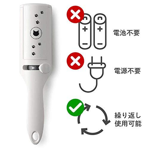 猫壱（necoichi） 抜け毛取りワイパーR ミクロ繊維ブラシが抜け毛をからめとる |  | 03